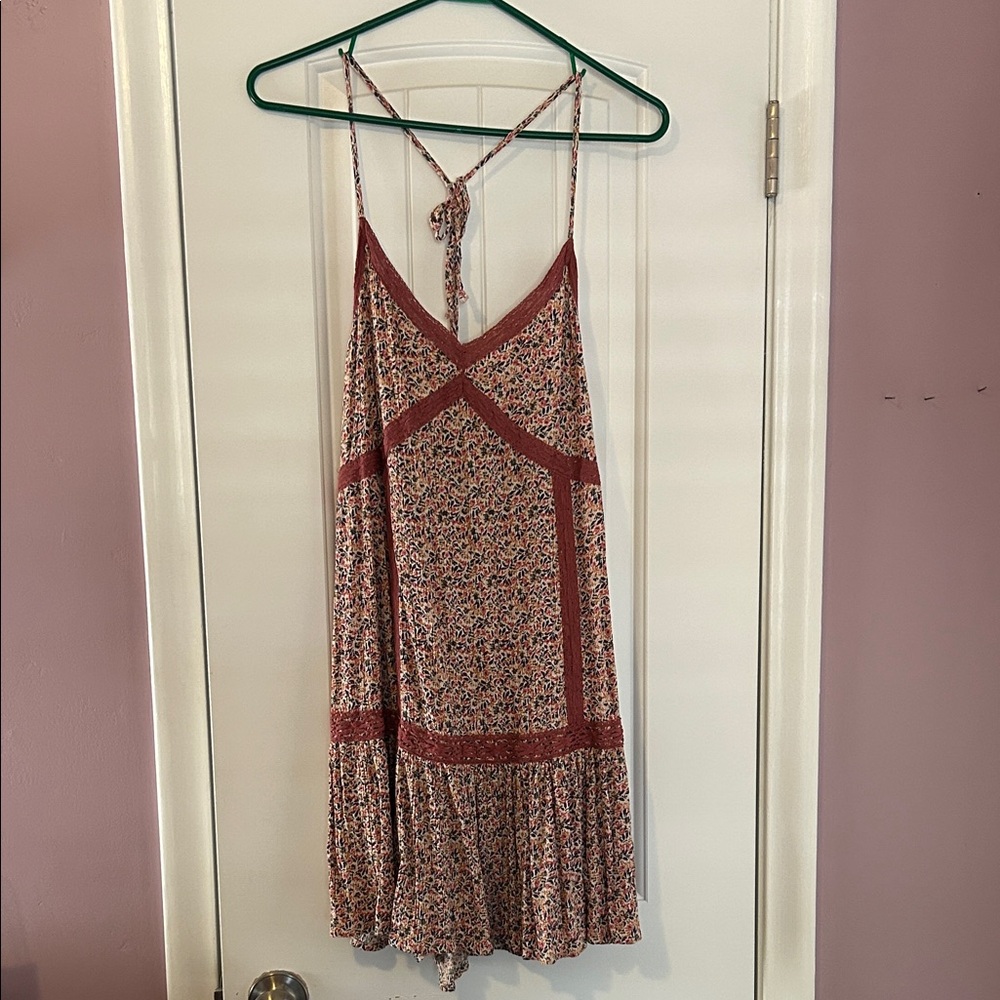 Floral Spaghetti Strap Dress